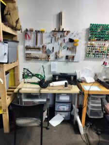 Leatherworking area
